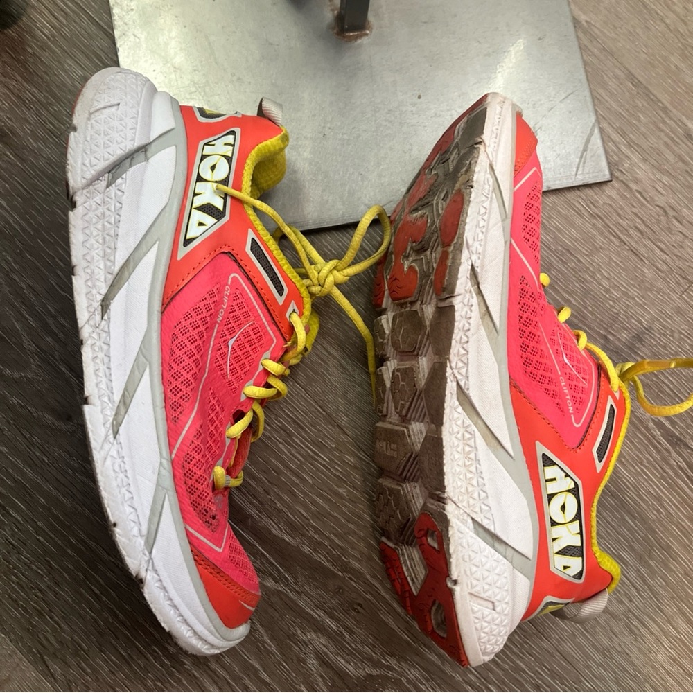 Hoka running shoes wear and tear on bottom